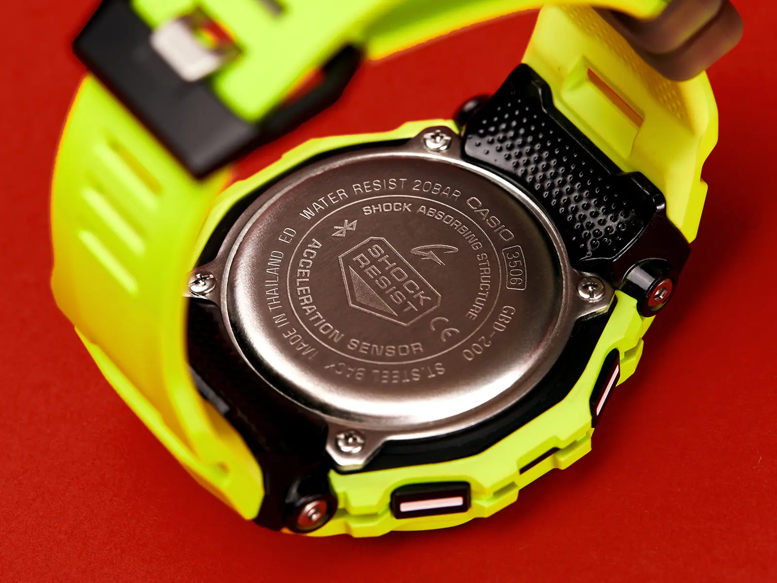 G-Shock GBD-200-9DR Digital Dial Lime Green Resin Strap Men's Watch Bluetooth Workout Tracking G1148 - Image 8