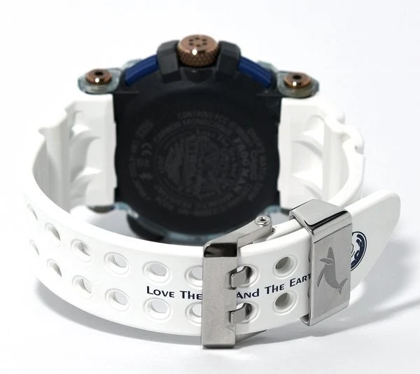 WATERPROOF SHOCKPROOF SAPPHIRE CRYSTAL SOLAR POWERED MENS .BLUE ANALOG GWF-A1000K-2AJR - Image 7